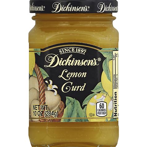 bottled lemon curd tested with dickinson& 39|what happened to dickinson's preserves.